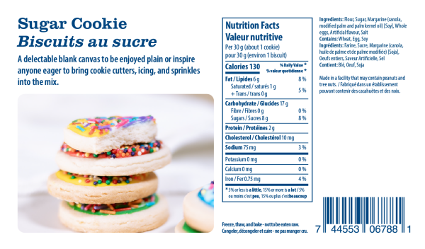 Nutritional Label